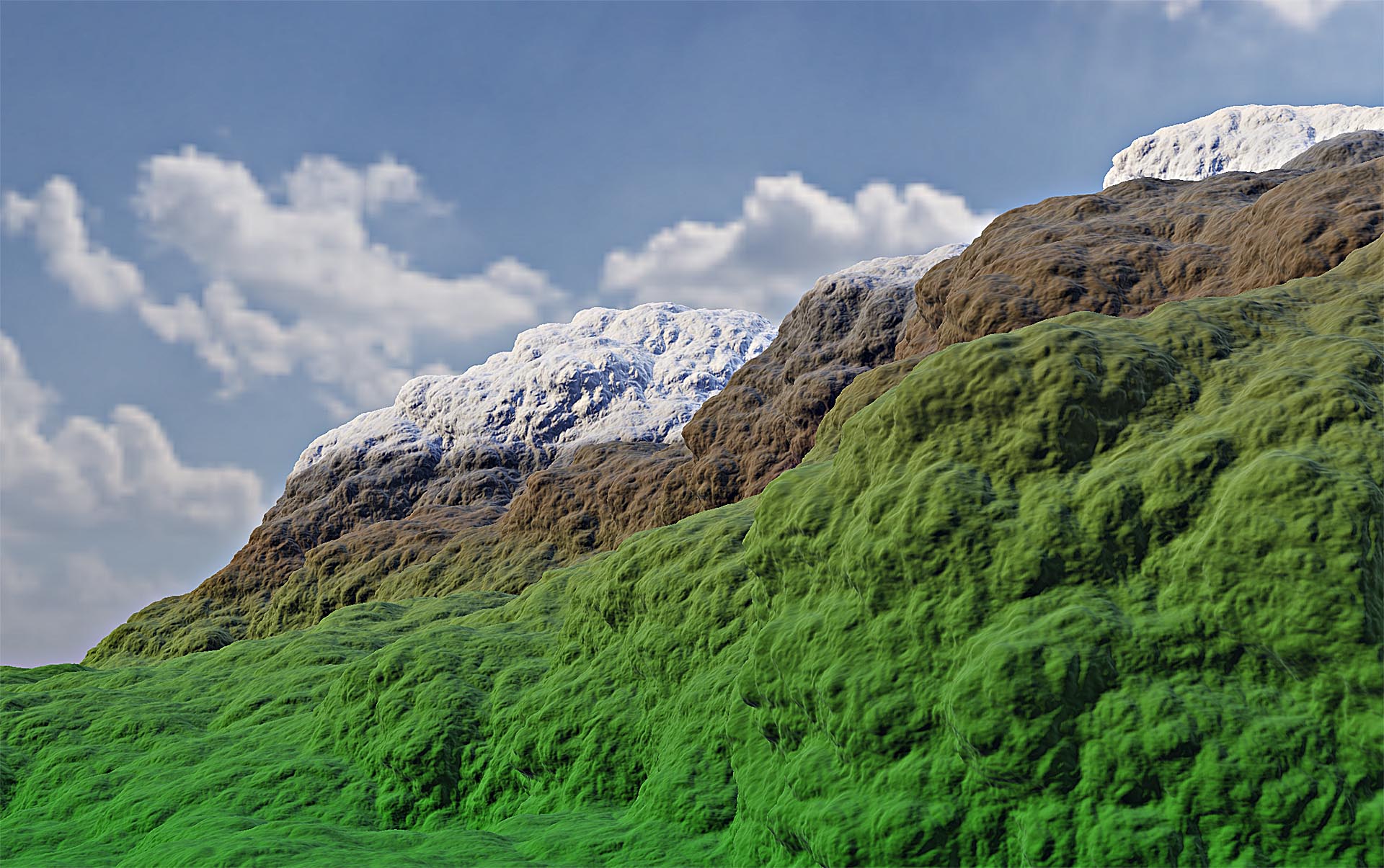 Raw fractal input before erosion